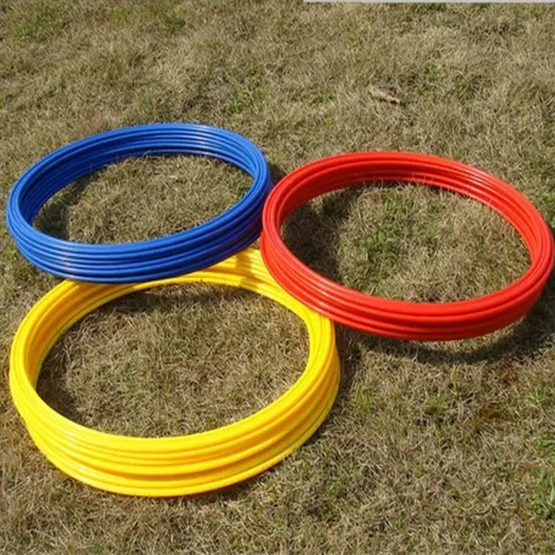 Бесплатная доставка кольцо для футбольных тренировок 12 шт./лот ABS Материал 40 см