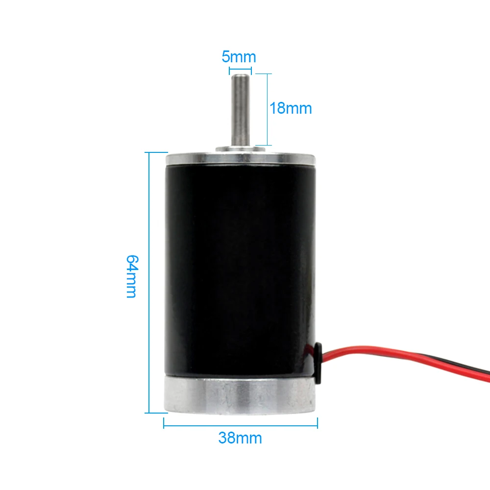 Yimaker постоянный магнит микро двигатель постоянного тока 12V 24V Миниатюрный высокого Скорость большим вращающим моментом отрегулировать Скорость передний и задний мотор
