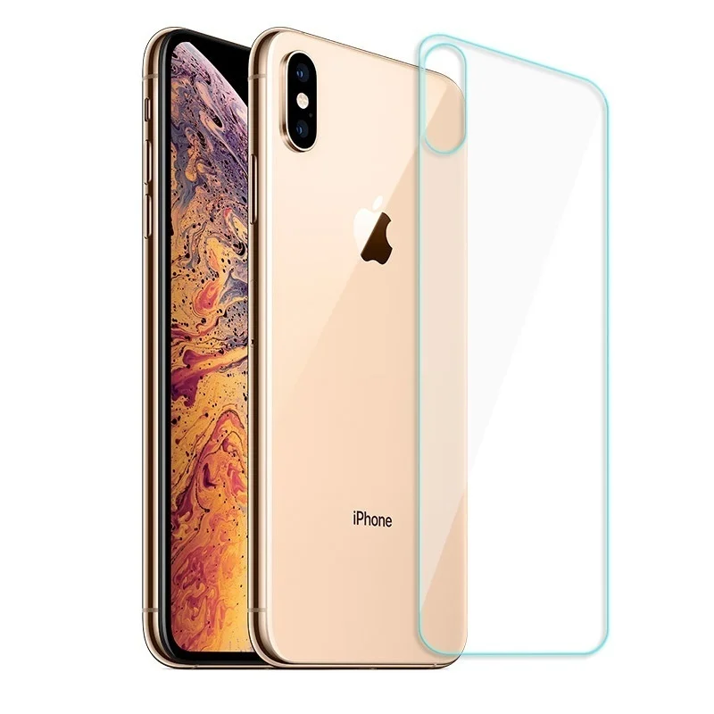 9 H задняя крышка из закаленного стекла для IPhone X 8 7 6 S Plus iphone7 XS XR plus Защитная пленка
