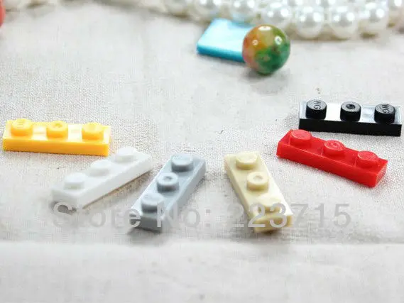 Бесплатная доставка! 3623 100 шт. * пластина 1x3 сделай сам развивающие блочные кирпичи