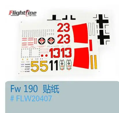 Flightline Freewing rc самолет warbird 1,1 м FW190 FW-190 PNP