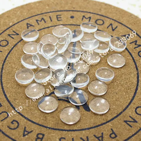 100 шт./лот оптовая продажа прозрачных стеклянных кабошонов поддон подвесная