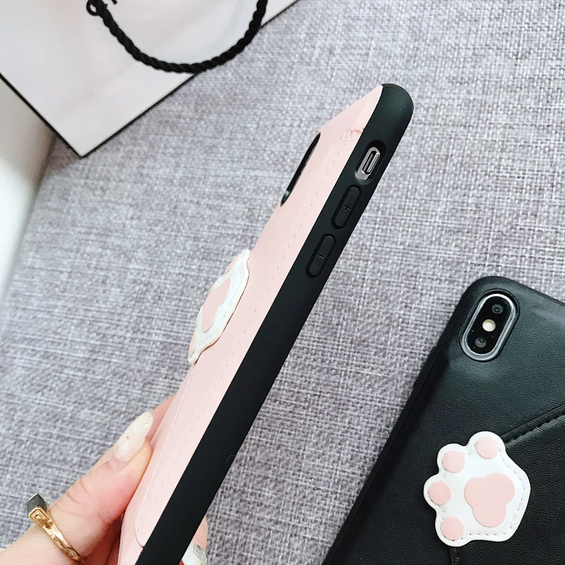 Чехол бумажник из искусственной кожи для iPhone 11 Pro X Xr Xs Max 6 6s 7 8 Plus|Бамперы| |