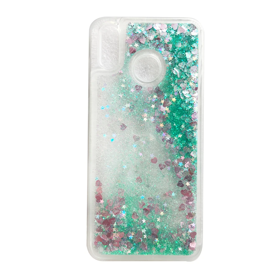 Жидкий чехол для huawei Y7 чехол для Y7() Coque huawei Y7 Prime Блестящий динамический Мягкий ТПУ чехол для телефона s Чехол