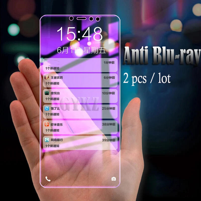 Закаленное стекло GYKZ 9H FullCover для Xiaomi Redmi Note 5 pro Redmi Note 6 pro, Защита экрана для Redmi 5 plus, защитное стекло