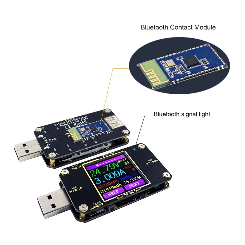 USB цветной тестер DC Цифровой вольтметр amperimetro измеритель напряжения тока Вольт Ампер Амперметр детектор power bank индикатор зарядного устройства