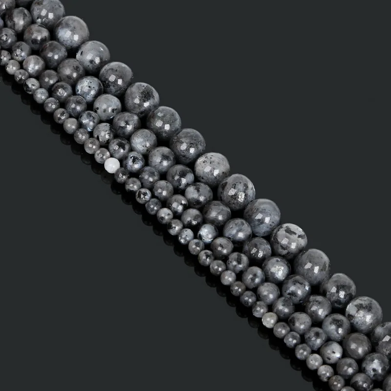 Новые Круглые бусины для изготовления ювелирных украшений 4/6/8/10 мм 38 см/нитка