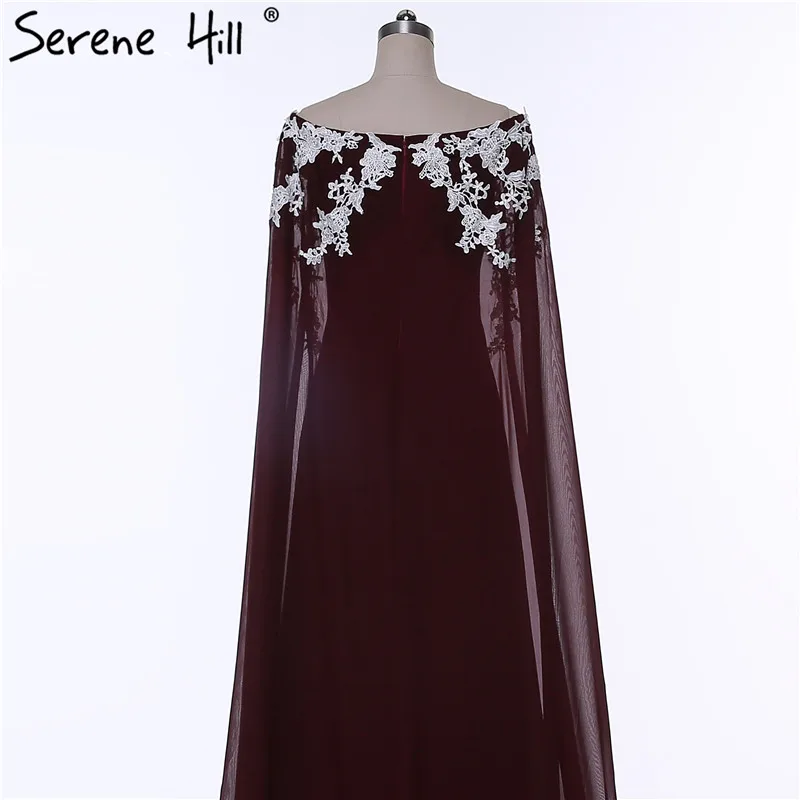 Элегантные кружевные Длинные вечерние платья 2020 Serene Hill шифоновое официальное