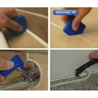 Набор инструментов для уборки, профессиональный скребок для удаления швов и герметика, с идеальной отделкой, для уборки дома и сада, 4 шт.