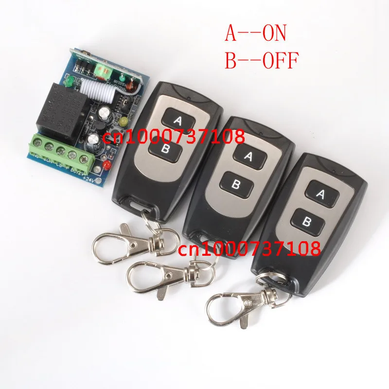 12 V 1ch rf беспроводной пульт дистанционного управления 1 приемник и 3 передатчика