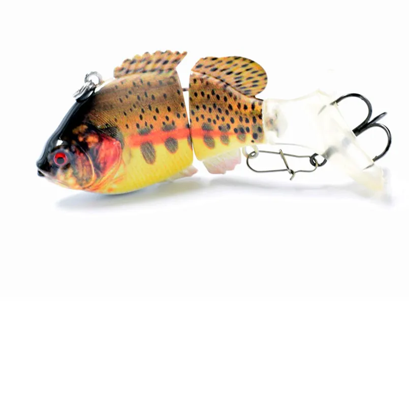 

2 Segment Fishing Lure Swimbait Life-like Bluegill Sunfish Pumpkinseed Bass Killer Fishing Tool