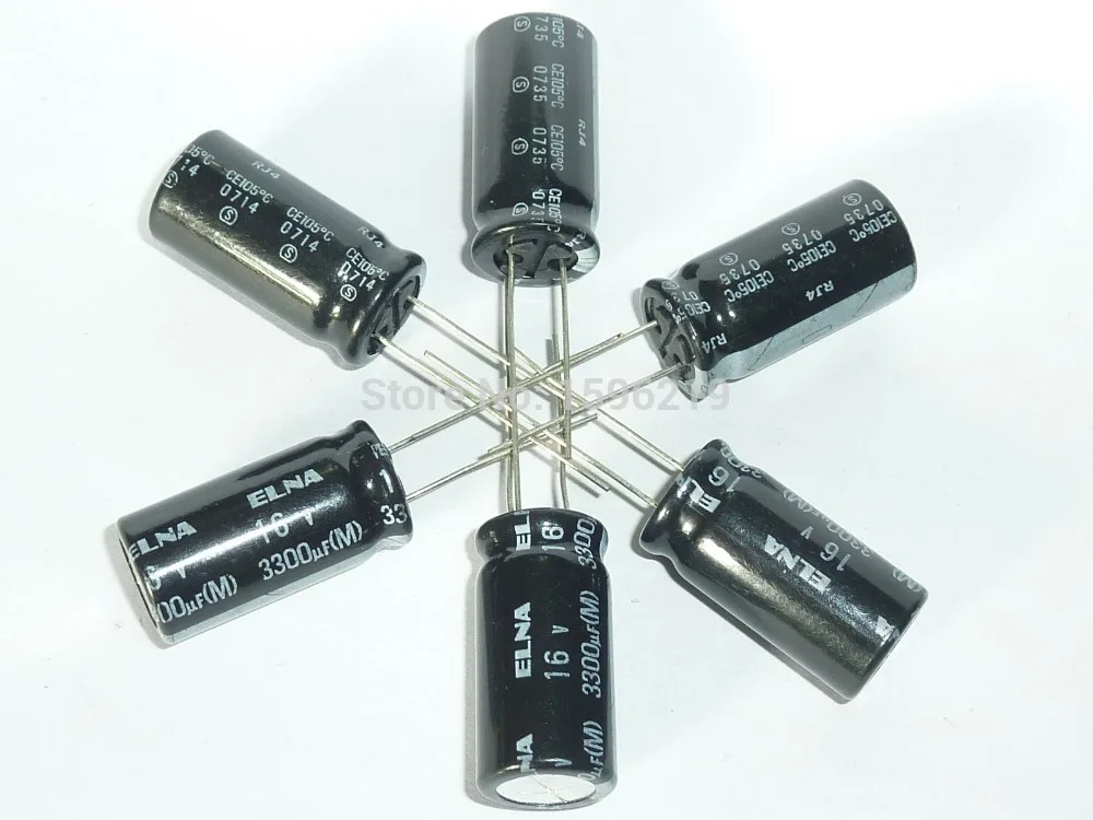 50 шт. 3300 мкФ 16V ELNA Япония RJ4 серия 12 5x25 мм 16V3300uF аудио конденсатор | Электронные
