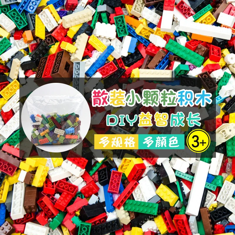 500/1000 шт. строительные блоки DIY Кирпичи игрушки модели сборки фигурки обучающие для детей Совместимые
