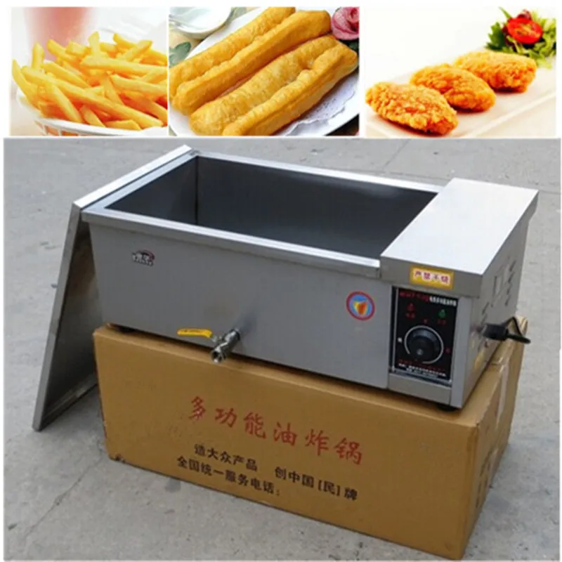 

China manufacturer electric small continuous fryer