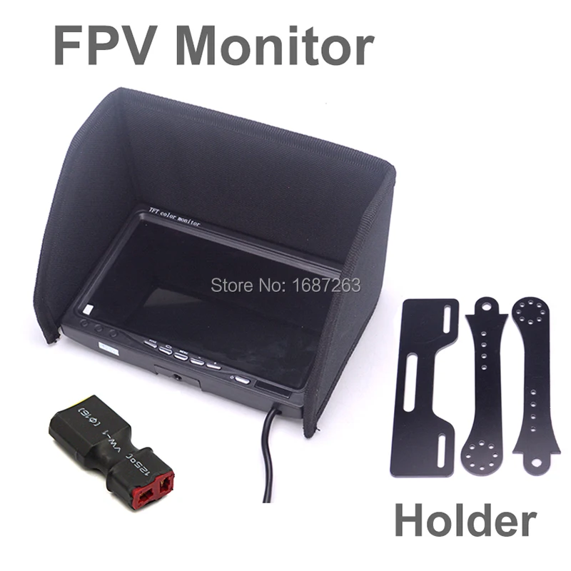 FPV-монитор с 7-дюймовым ЖК-дисплеем 7 дюймов 1024x600 | Игрушки и хобби
