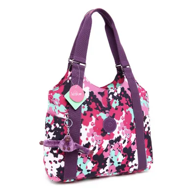 Бургундия designer monkey waterproof handbags women tote brand ladies hand bags Female Nylon Mummy shoulder Bag woman purse bolsa feminina - Цвет: Бургундия