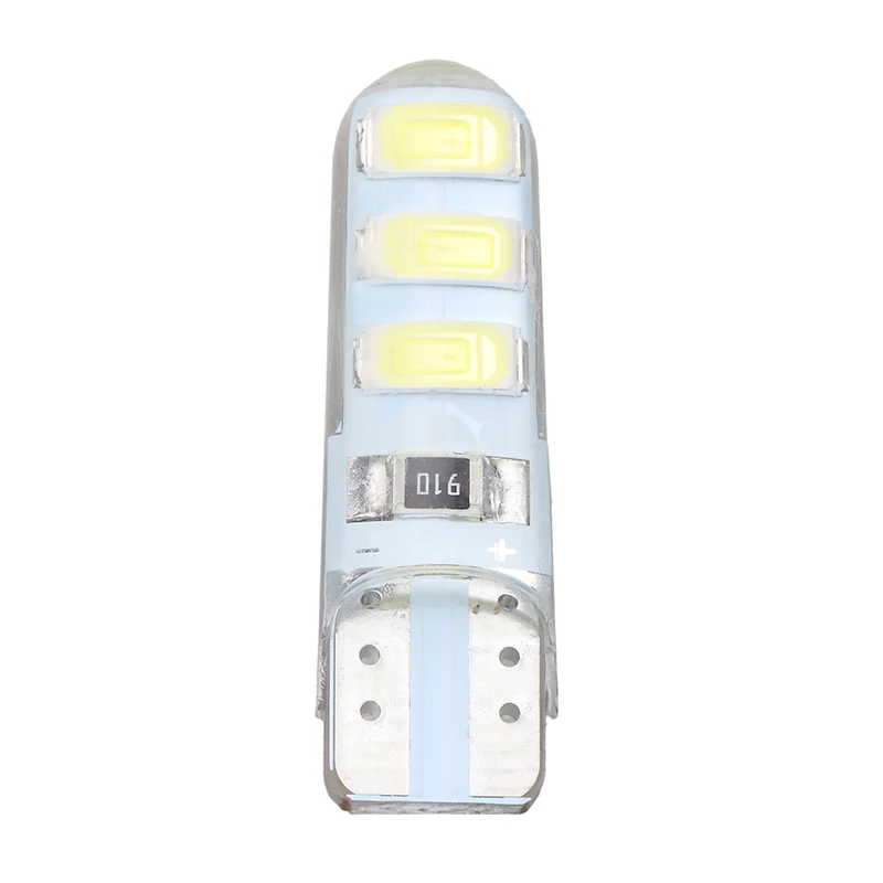 T10 led W5W боковая внутренняя лампа силиконовый корпус номерной знак