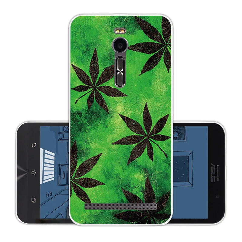 For Asus Zenfone 2 ZE551ML ZE550ML Green Case Soft Silicon Phone Cover for / Deluxe |
