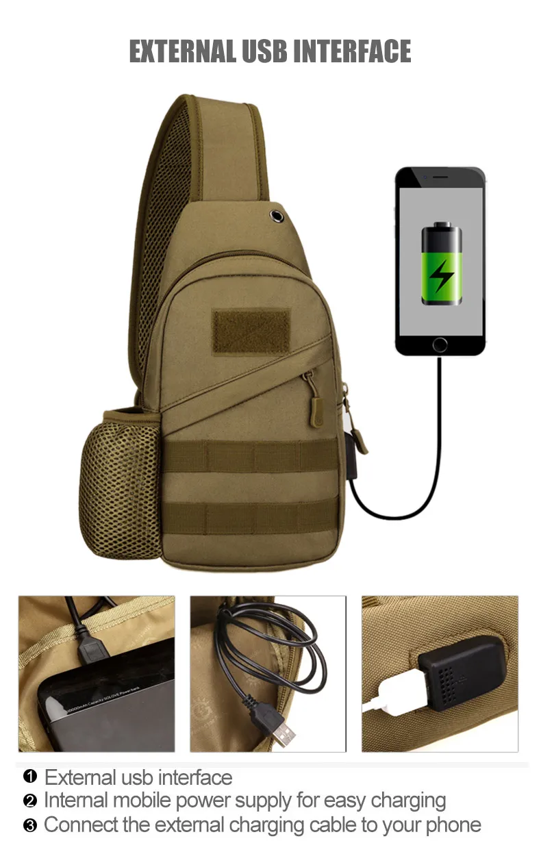 Военные тактические поясные сумки зарядка через usb сумка модульное облегченное разгрузочное снаряжение из нейлона тактика нагрудная сумка рюкзак сумка через плечо армейская bolsa новая XA984WD