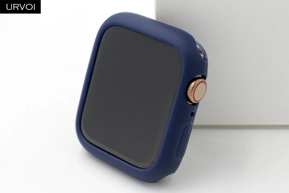 URVOI конфетный, TPU чехол для apple watch series 5 4 3 21 цветной защитный чехол для iWatch 38 42 40 44 мм подходит для ультратонкой рамки