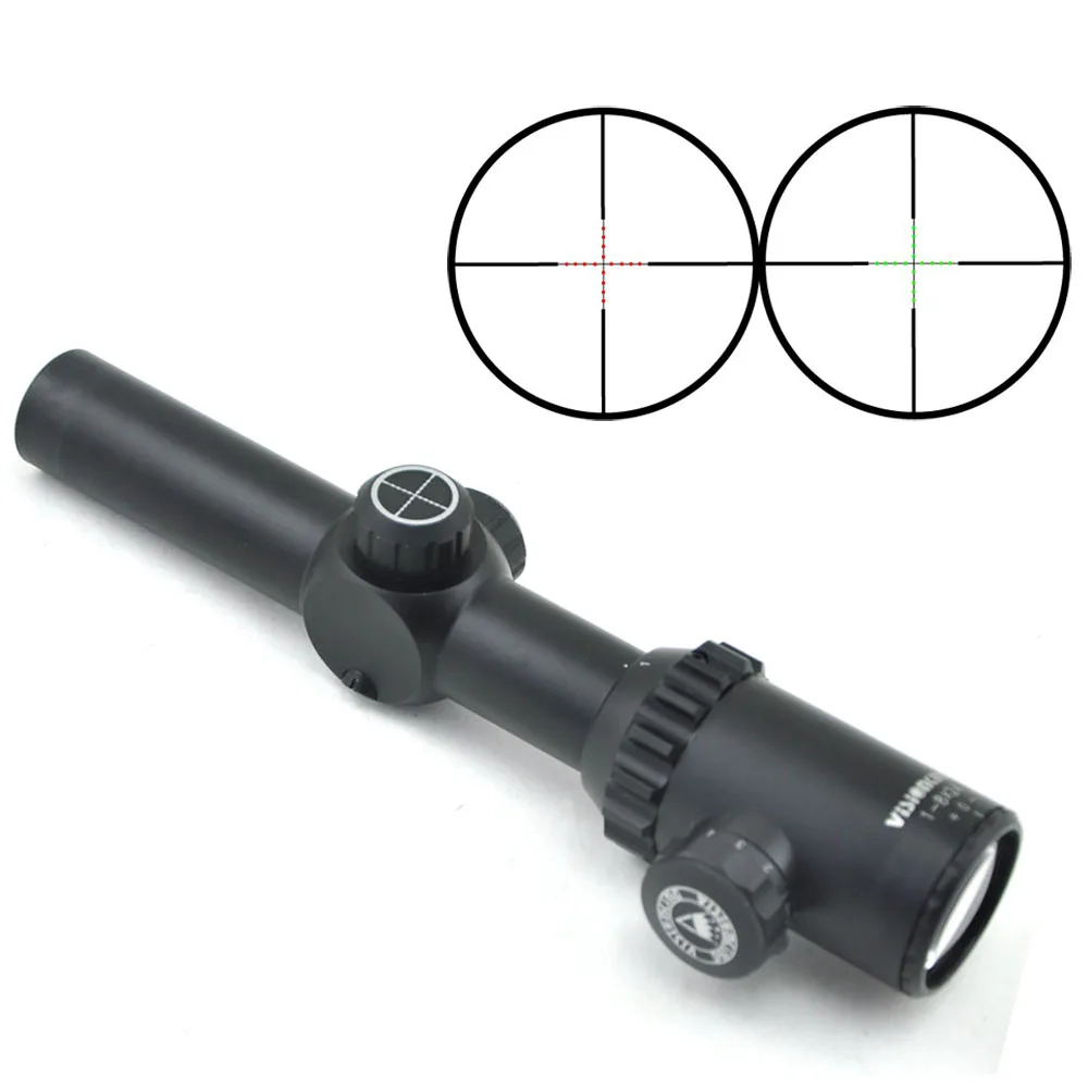 

Visionking 1-8x24 Professional Hunting Riflescope 30mm Tube Optical Sight Full Nitrogen Long Range ar15 m16 Sniper Rifle Scope