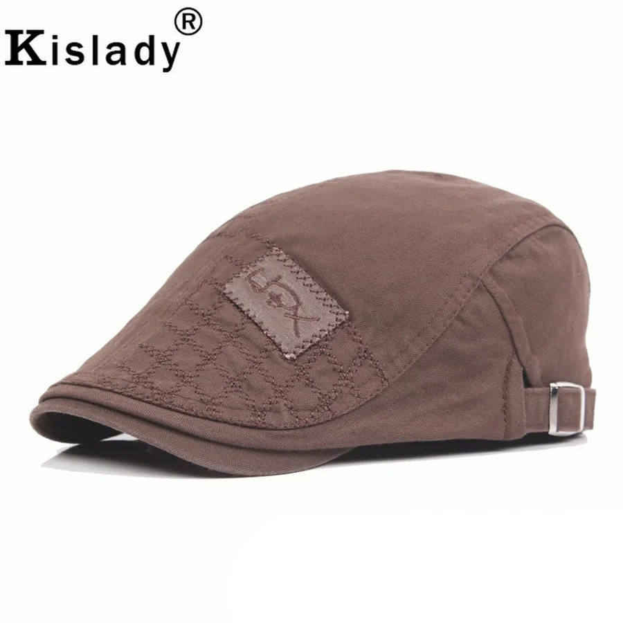 Kislady новинка осень зима Повседневный хлопок берет шапка для мужчин хит простая