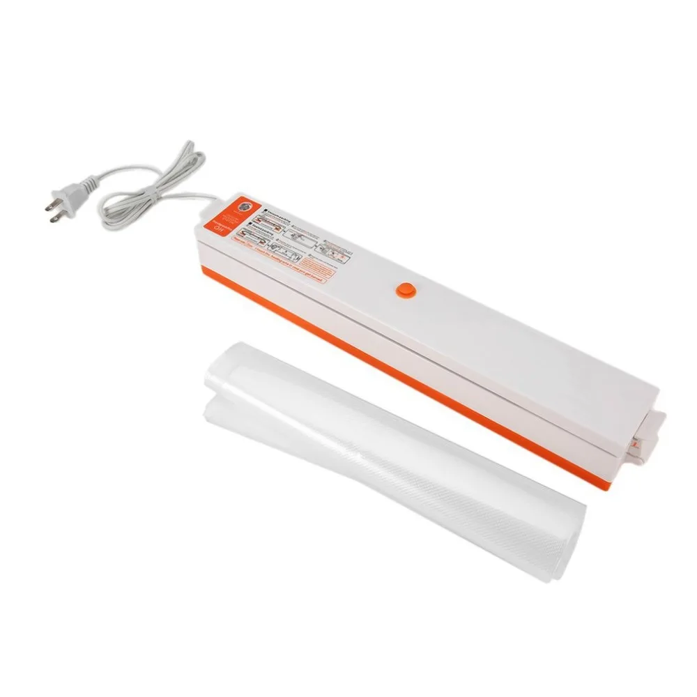 110V Electric Vacuum Sealer Food Storage Household Home Packaging Machine Films Packer Included 15 Pcs Bags | Бытовая техника