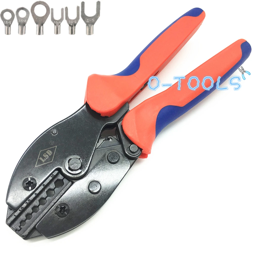 

Hand crimping plier for 1-10mm² non-insulated terminals,hexagonal after crimped,LY-110TX 18-8AWG crimper tools