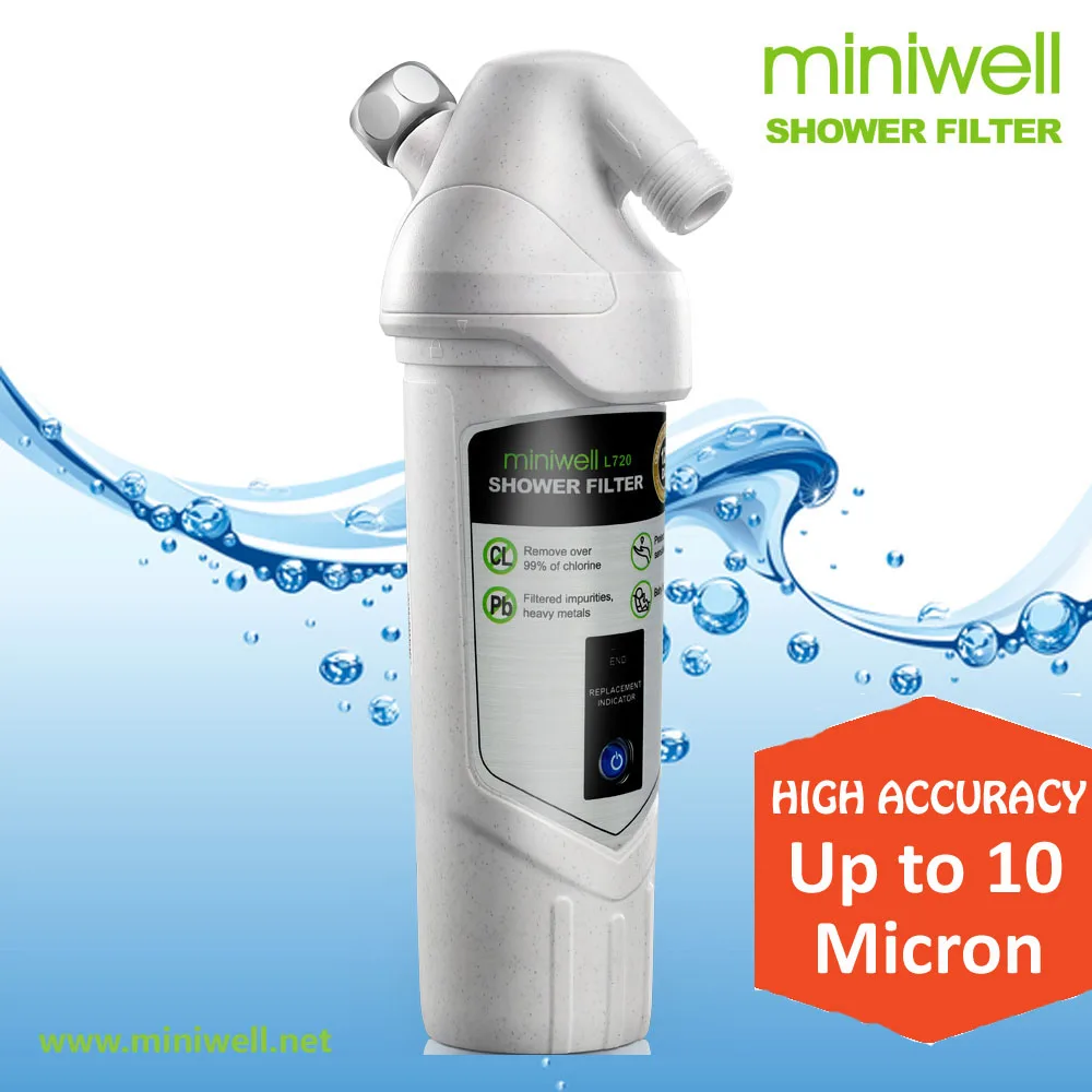 

Universal Shower Water Filter System L720 - marble white color, 2.0 GPM