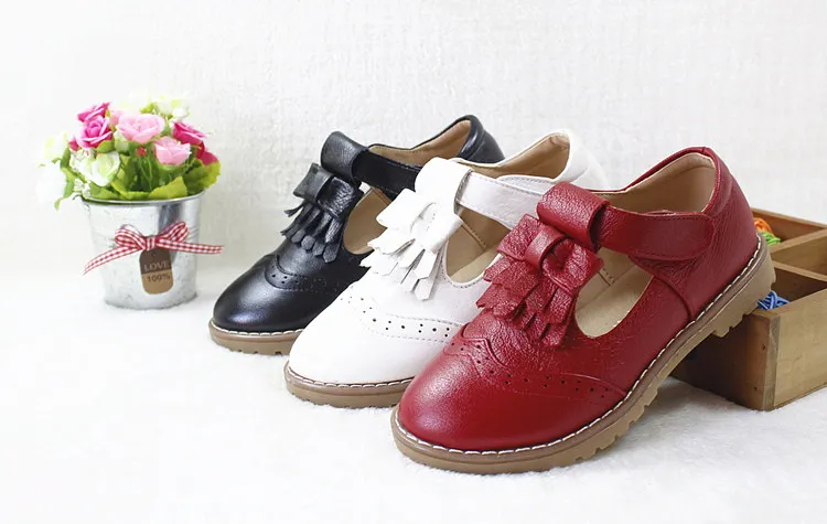 Новинка 2017 года сезон весна-осень Женская обувь в Корейском стиле с бантом для
