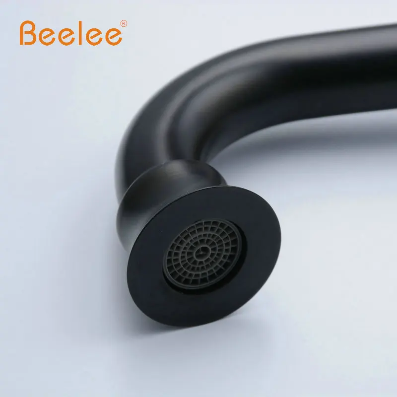 Beelee роскошный новый дизайн латунный смеситель черный никель хром для раковины в