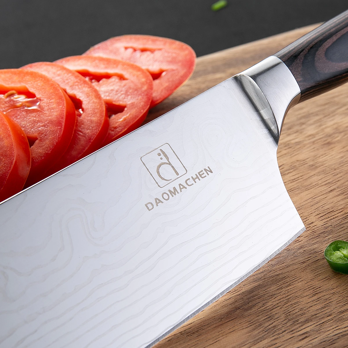 DAOMACHEN кухонный нож из нержавеющей стали для измельчения мяса с антипригарным