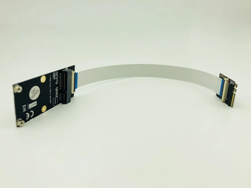 A+ E NGFFto Mini PCI-E адаптер NGFF ключ A-E к Mini PCI Express wifi M.2 wifi адаптер для половинной и полноразмерной сетевой карты