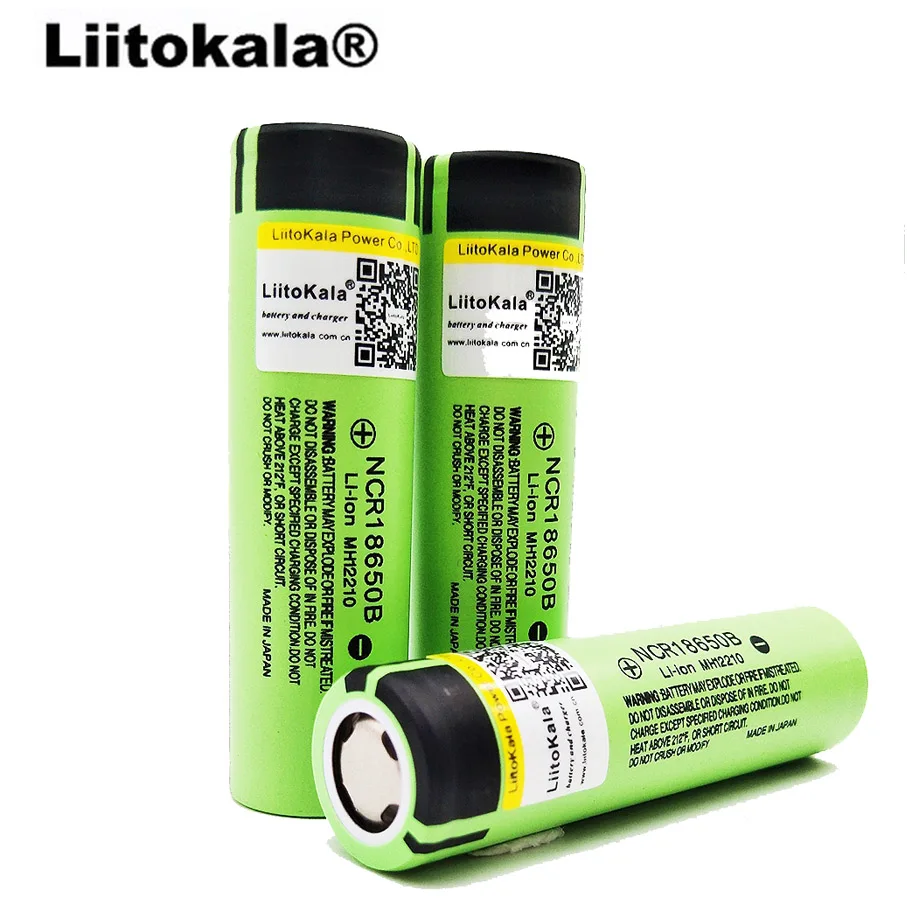 Liitokala новый оригинальный 18650 NCR18650B 3400 мАч перезаряжаемый литий ионный аккумулятор