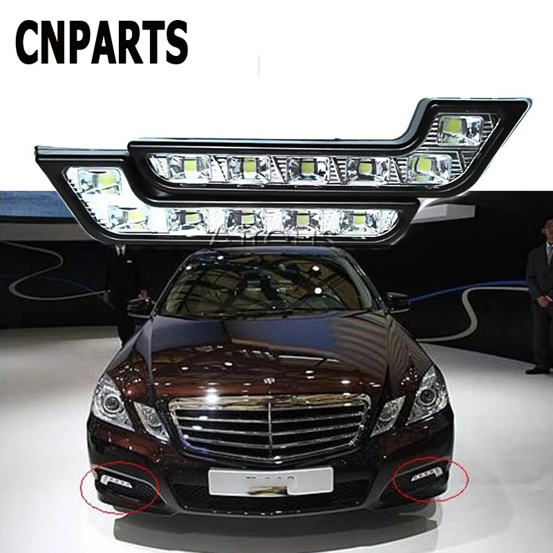 CNPARTS 2 шт. Автомобильные дневные ходовые огни DRL светодиодный противотуманный
