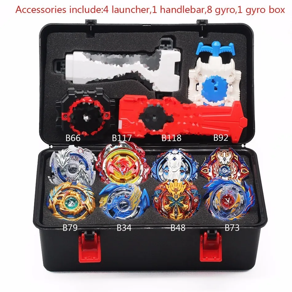 Топ Beyblade Burst B140 Bey Blade игрушка из металла Funsion Bayblade набор коробка для хранения с ручкой пусковая пластиковая коробка игрушки для детей - Цвет: A03