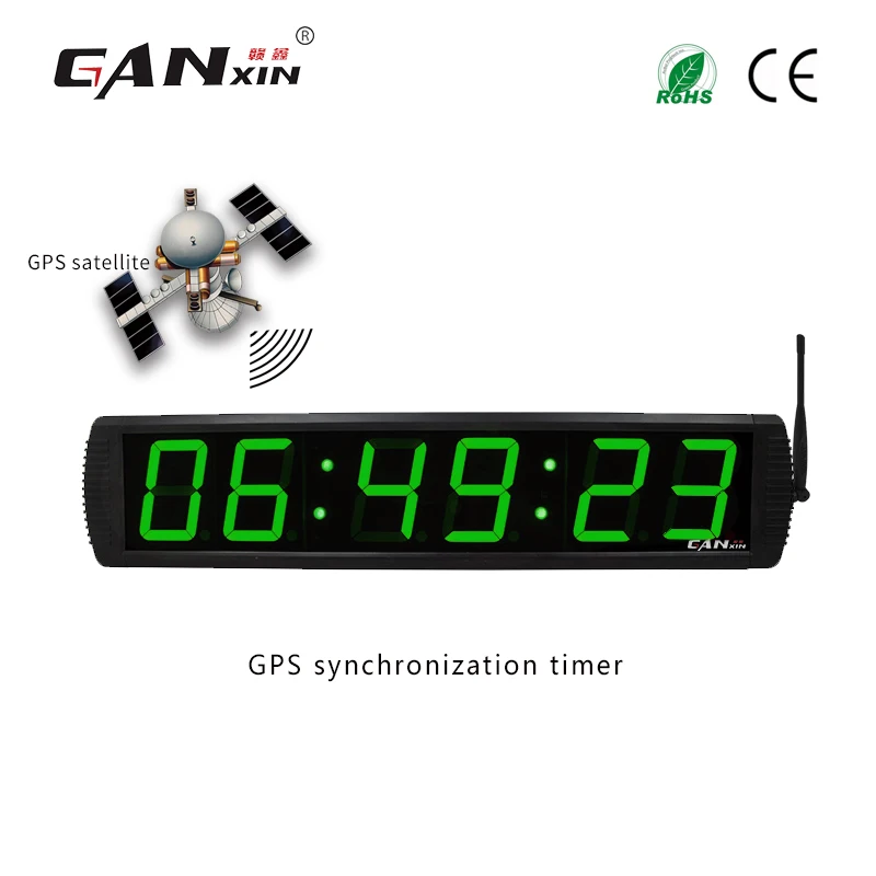 

[Ganxin] 4" modern home decor digital GPS led wall clock