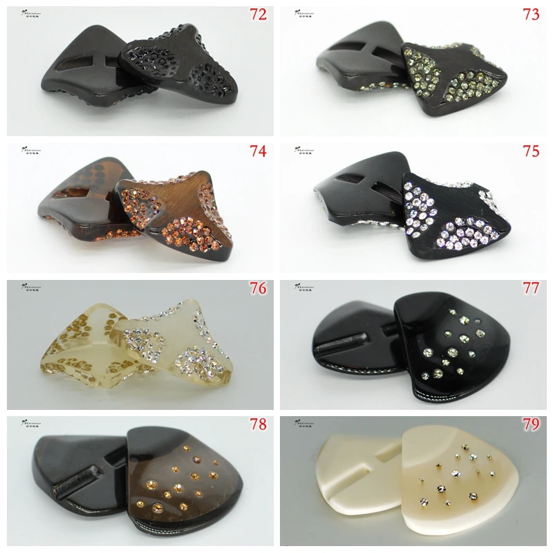 Бесплатная доставка ручных декоративных крупных пуговиц с камнями из искусственной смолы для шитья одежды и аксессуаров кожаных изделий.