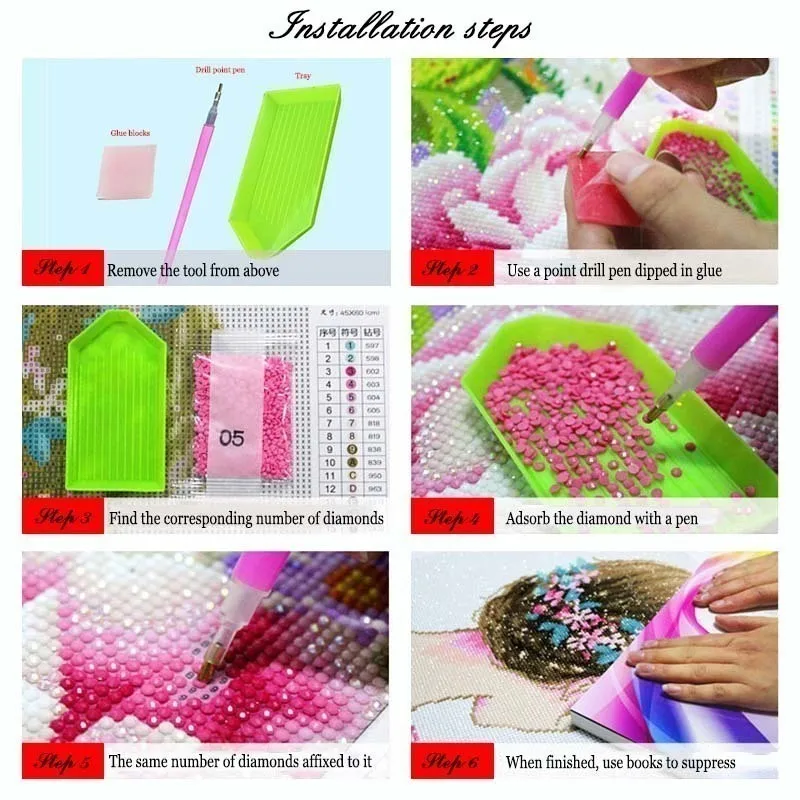 Naiyue 5D DIY алмазов картина мультфильм мозаика девушка сзади DIAMONT Вышивка daimond
