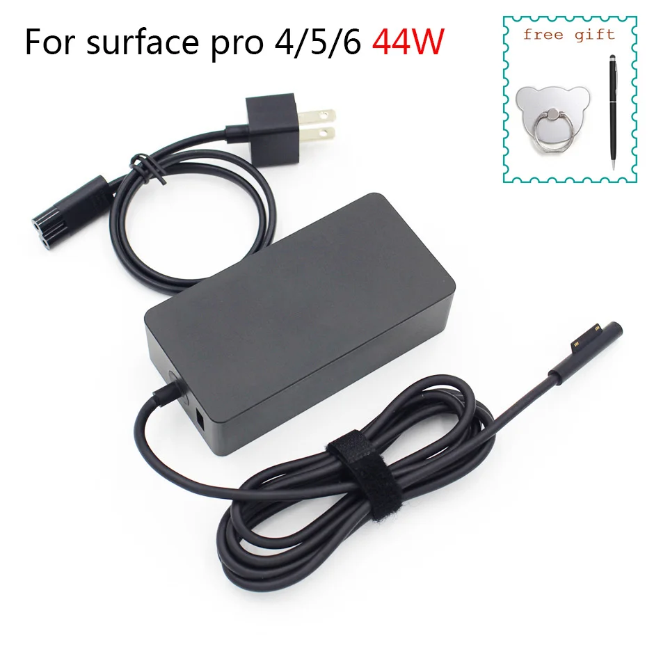 

Tablet PC AC Adapter 44W 15V 2.58A Power Supply Laptop Charger for Microsoft Surface Pro 5 / Pro 6 / Pro 4 / Pro3 / Surface Book