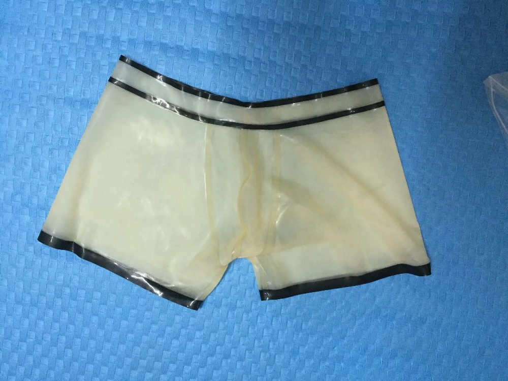 Новое поступление качество Латекс Ruuber мужские шорты брюки латекс плотное нижнее