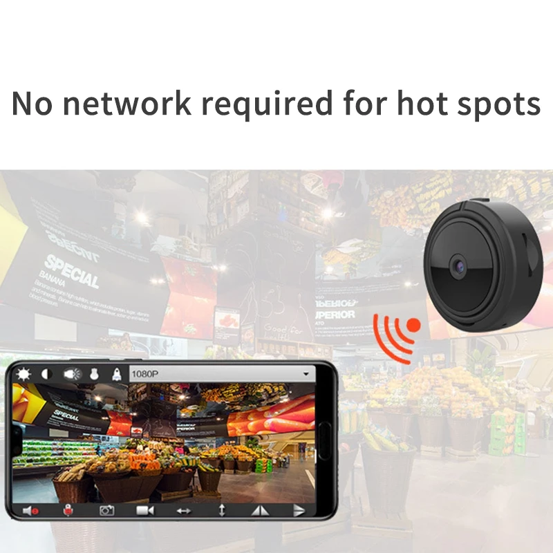 Мини Ip камера беспроводная маленькая Cctv инфракрасная ночного обнаружения