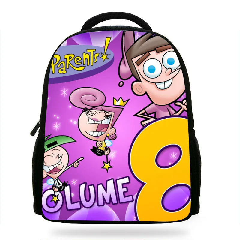 Довольно OddParents мультфильм рюкзак мальчик школьные сумки Горячие Начальной