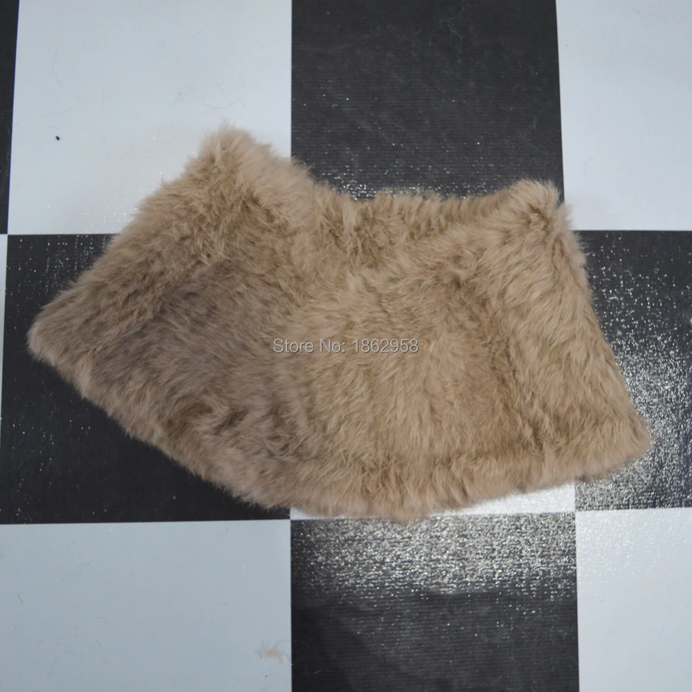 Женские пушистые накидки из натурального меха цвета хаки новинка SJ601 бесплатная