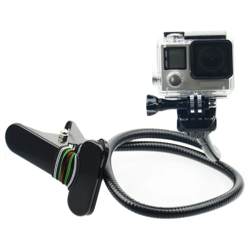 Регулируемый зажим с удлинителем гусиная шея 68 см гибкий для Gopro Hero 7 6 5 4 3 SJCAM SJ4000