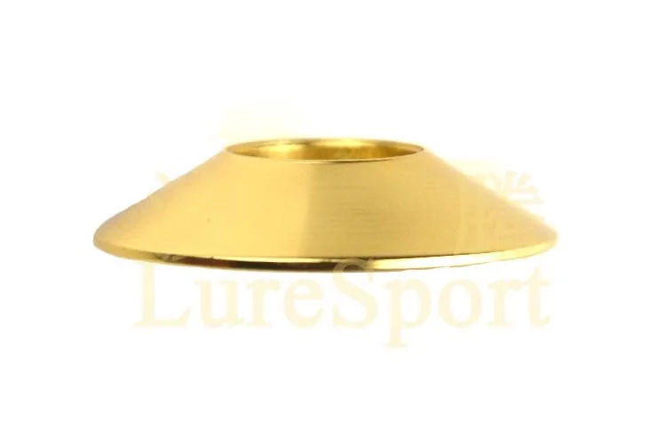 LureSport деревянная ручка из капа 105 мм с ступенчатым алюминиевым кольцом рукоятка в форме стержня строительный компонент ремонтный полюс DIY аксессуар
