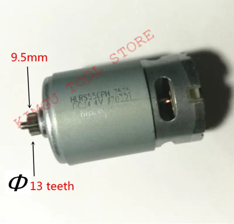 13 зубьев, 13 зубьев двигателя, 14,4 В, замена для BOSCH GSR14.4-2-LI PSR 14,4 li-2, PSR14.4LI-2, PSR1440LI-2, GSR 14,4-2-li, буровой двигатель