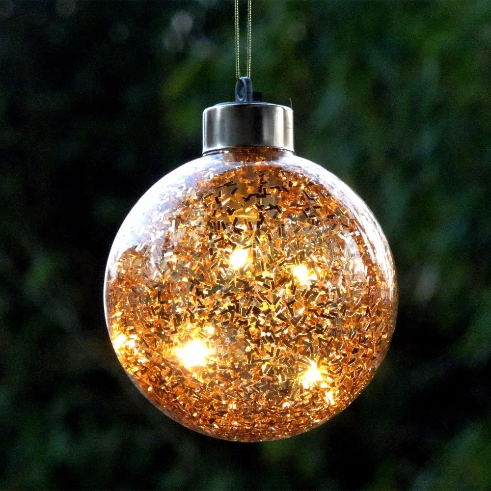 Бесплатная доставка 2 шт./упак. Диаметр = 10 см световой стеклянный шар Елочное