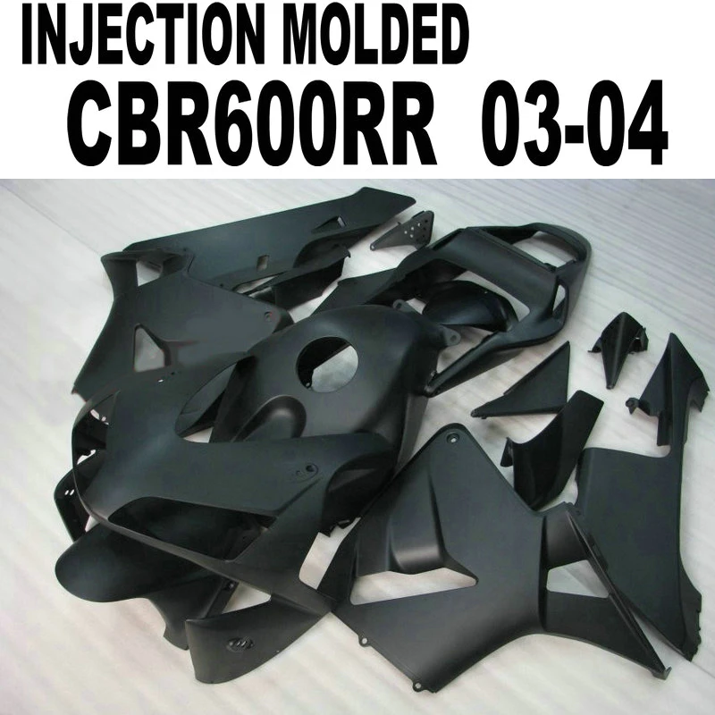 CBR 600 2003 2004 cbr600 04 03 для лучшего обтекателя Honda (матовый черный) комплект обтекателей