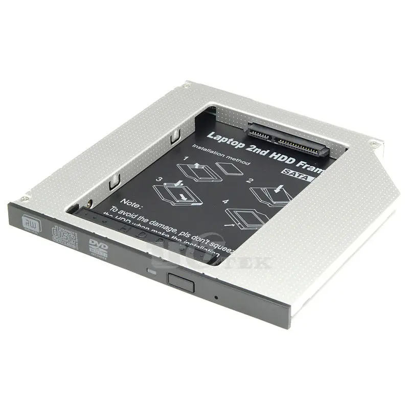 Универсальный переходник для установки второго жесткого диска 9 5 мм SATA 3 0 Slim III